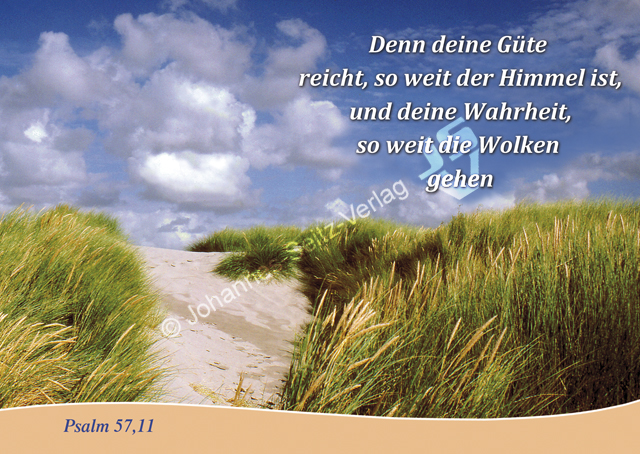 Postkarte Psalm 57,11